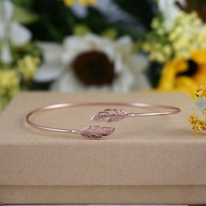 18k Rose Gold Bangle Bracelet Cuff